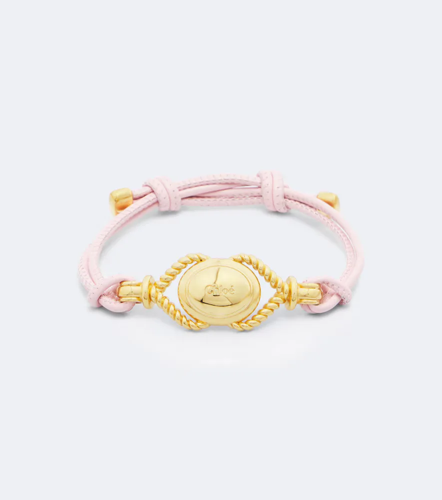 Leather-Trimmed Bracelet by Chloé
