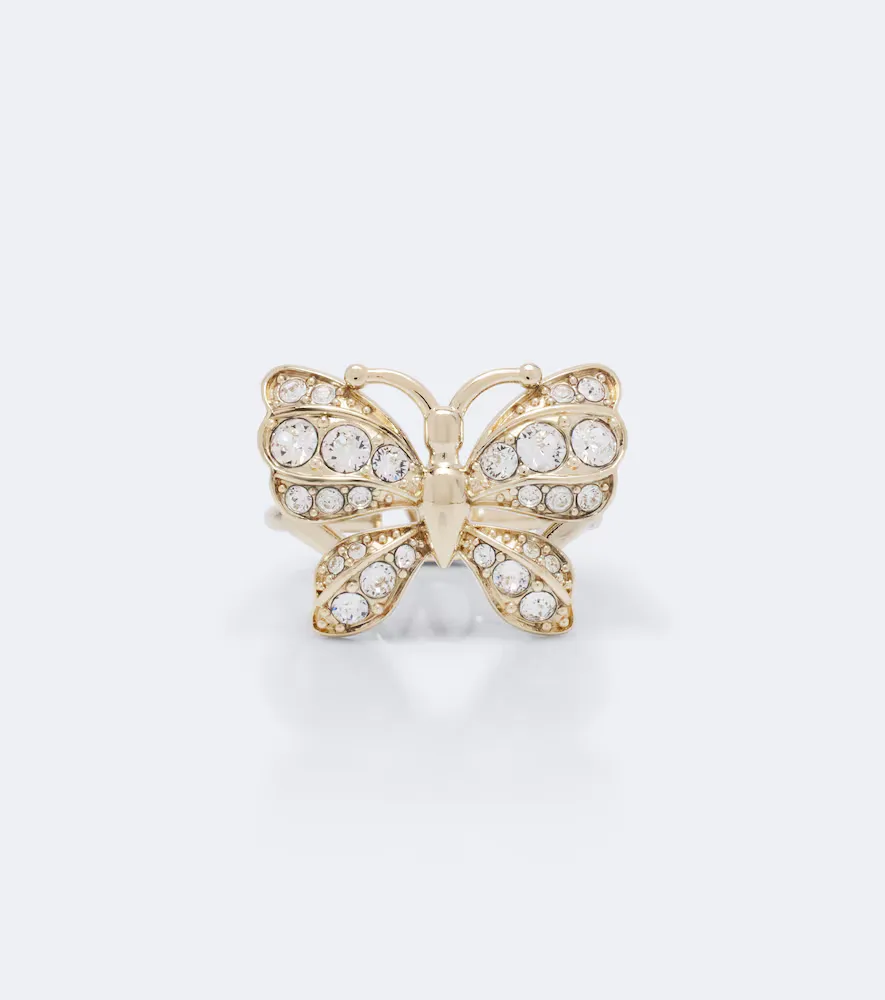 Flutterby Swarovski-Embellished Ring