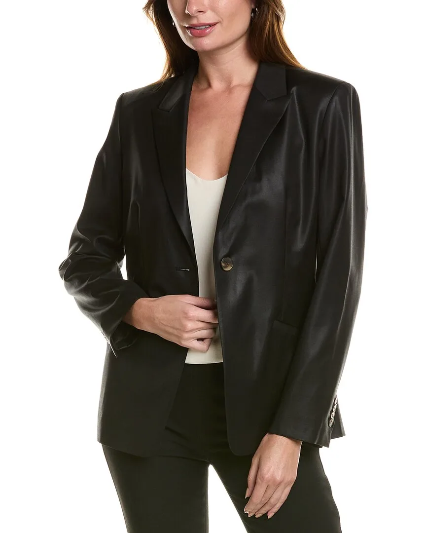 Cutaway Wool Blazer