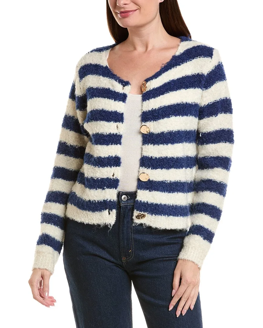 Costello Dots Cashmere-Blend Cardigan