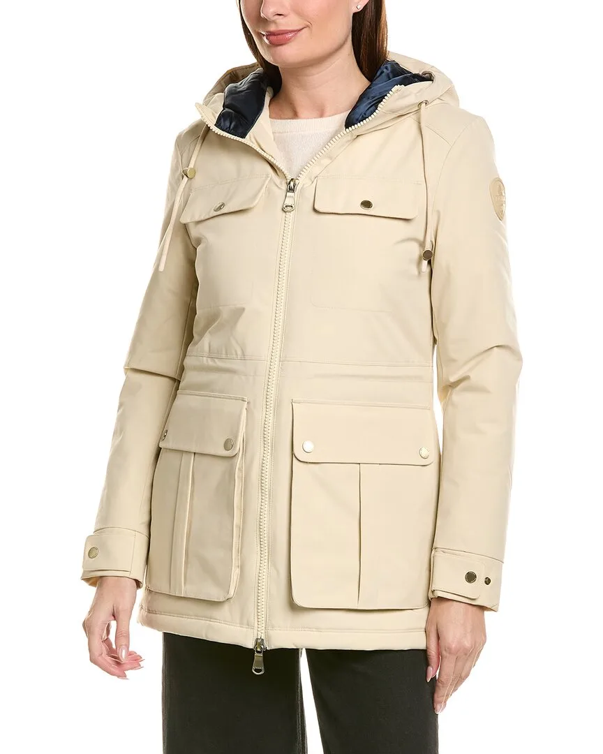 Ivory Mid-Length Jacket