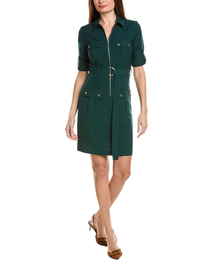 Short Sleeve Shirtdress by Sharagano