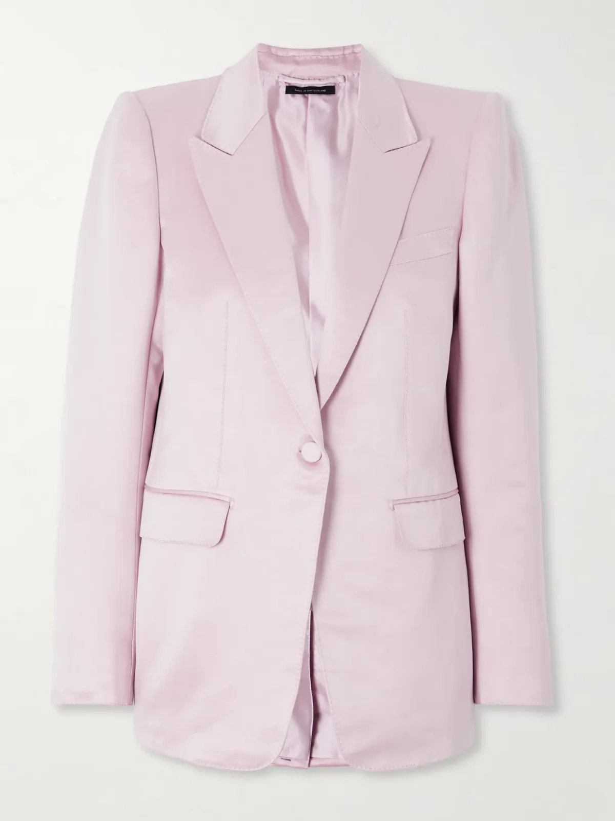- Cotton And Silk-blend Duchesse-satin Blazer -