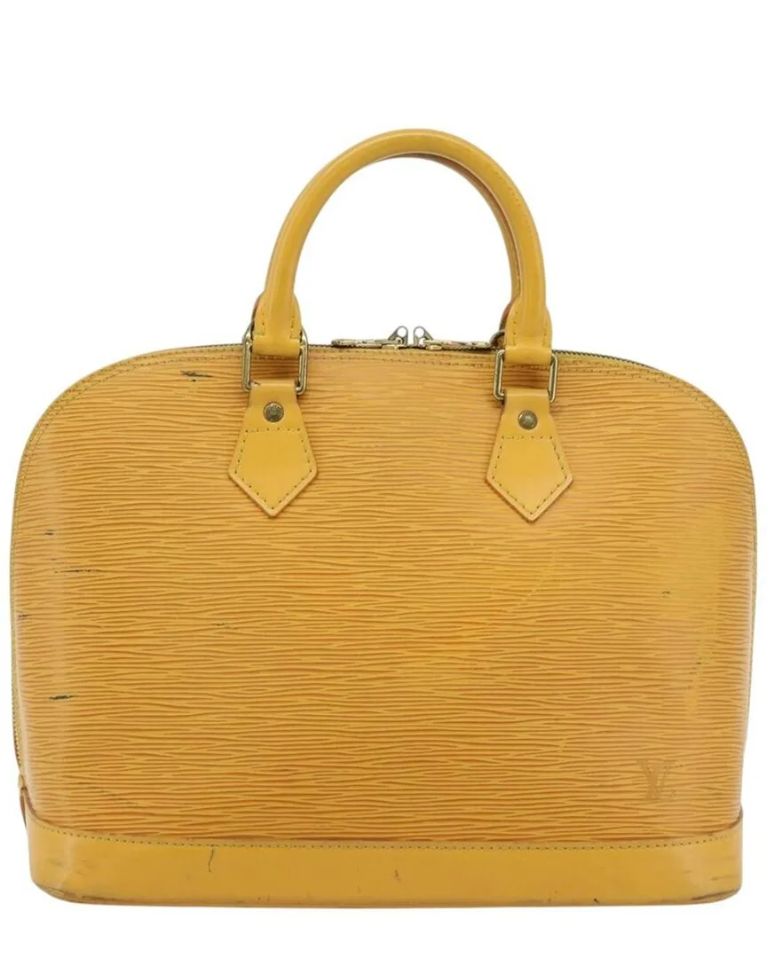 Yellow Leather Alma (authentic Pre-Loved)