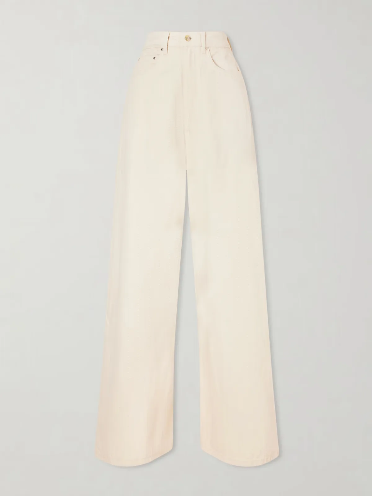 - High-rise Wide-leg Jeans -