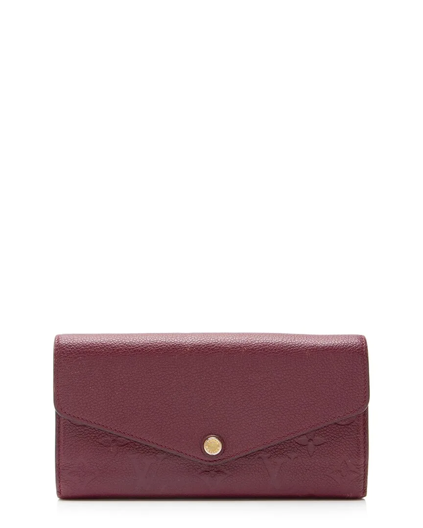 Red Monogram Empreinte Sarah Wallet (authentic Pre-Loved)
