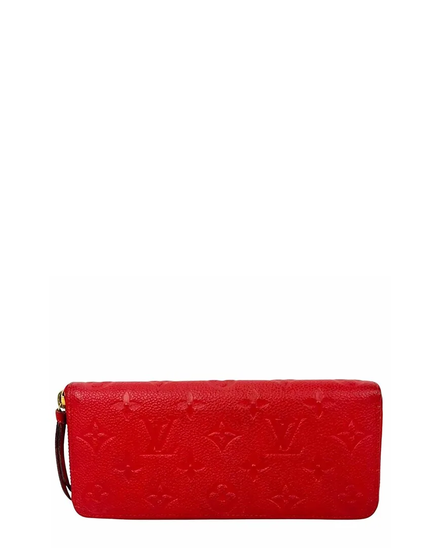 Red Empreinte Leather Clemence Wallet (authentic Pre-Loved)