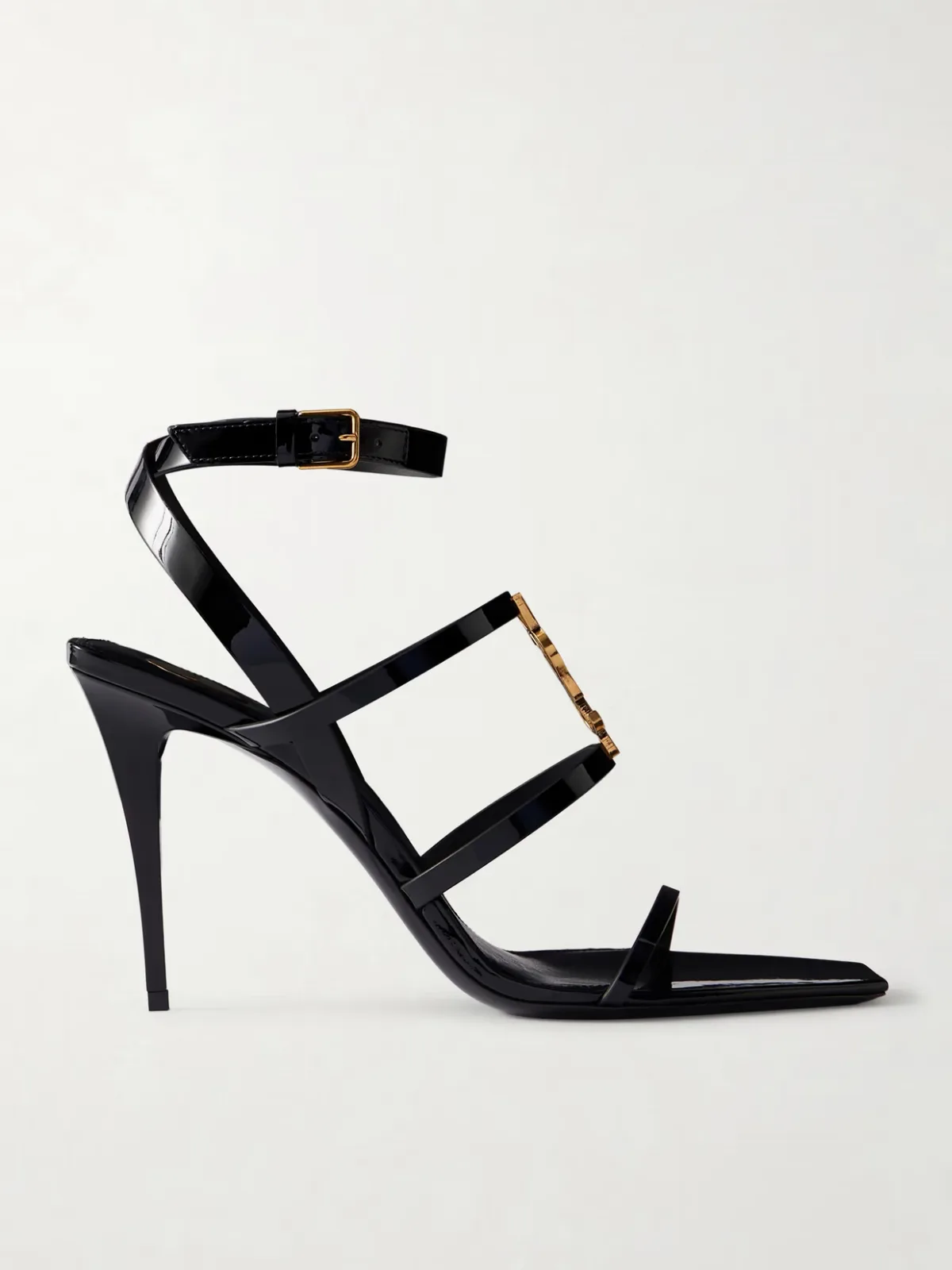- Cassandra Embellished Patent-leather Pumps -