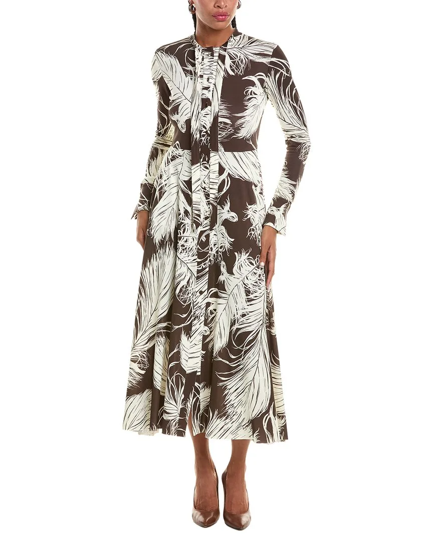 Feather Jersey Dress