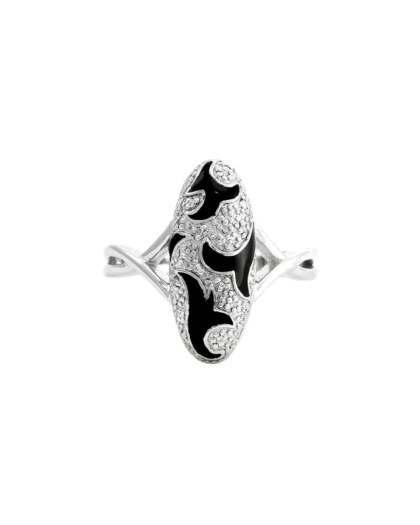 Silver 0.04 ct. tw. Diamond Ring by Diamond Select Cuts