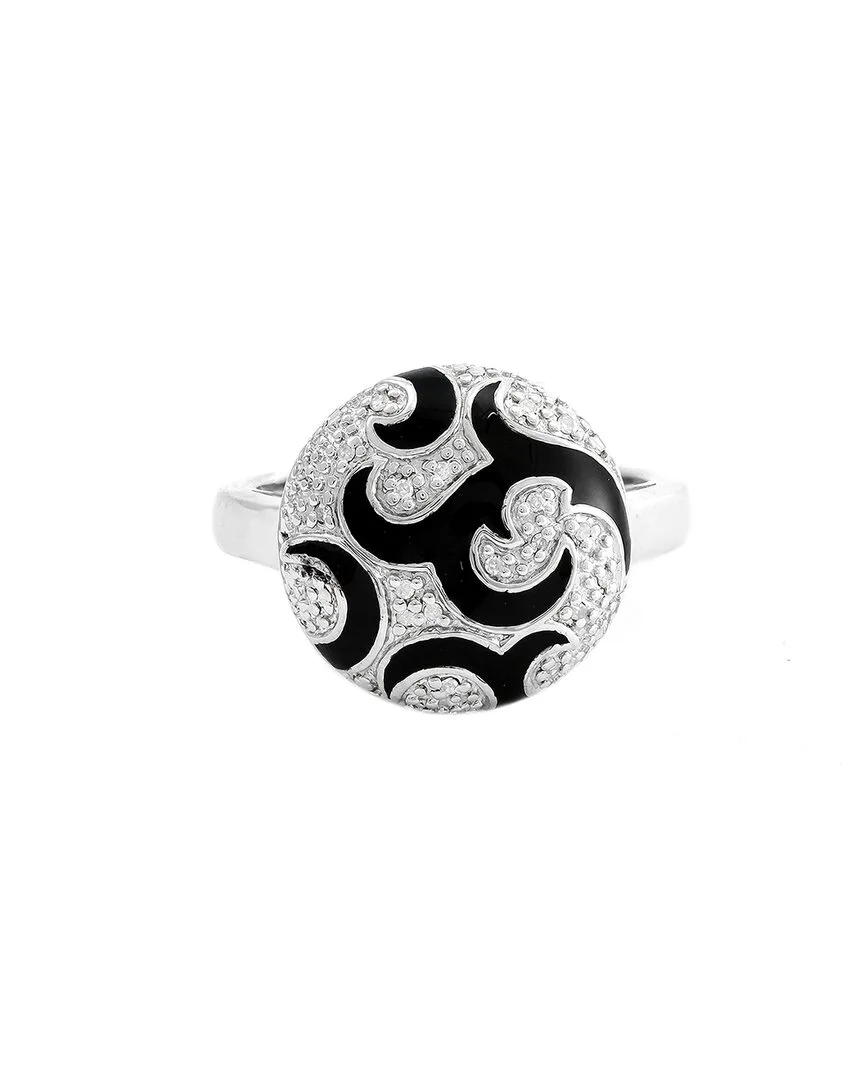 Silver 0.06 ct. tw. Diamond Ring by Diamond Select Cuts