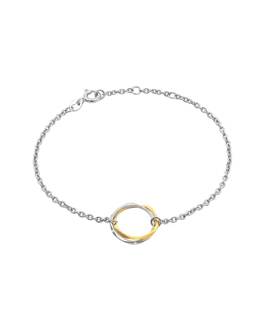 Silver 0.03 ct. tw. Diamond Bracelet by Diamond Select Cuts