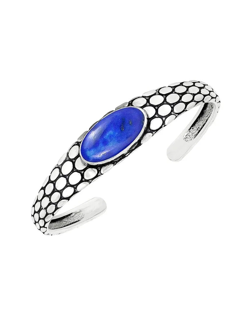 Stephen Oliver Silver Plated 15.75 ct. tw. Lapis Bracelet by Liv Oliver