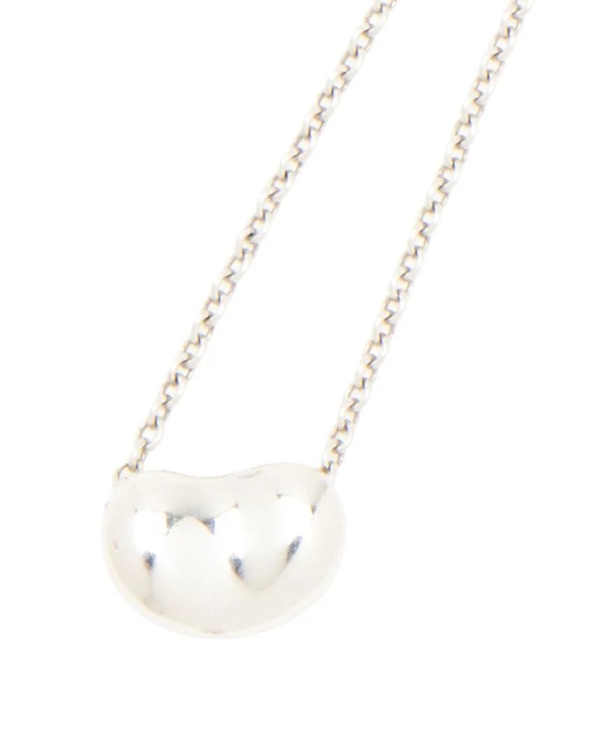 Silver Elsa Peretti Bean 9Mm Necklace (authentic Pre-Loved) by Tiffany & Co.