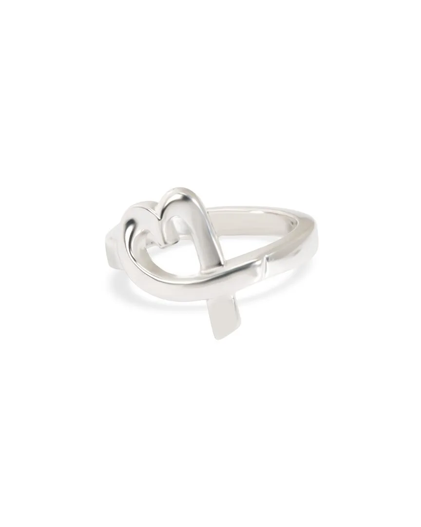 Paloma Picasso Loving Heart Silver Ring (authentic Pre-Loved) by Tiffany & Co.