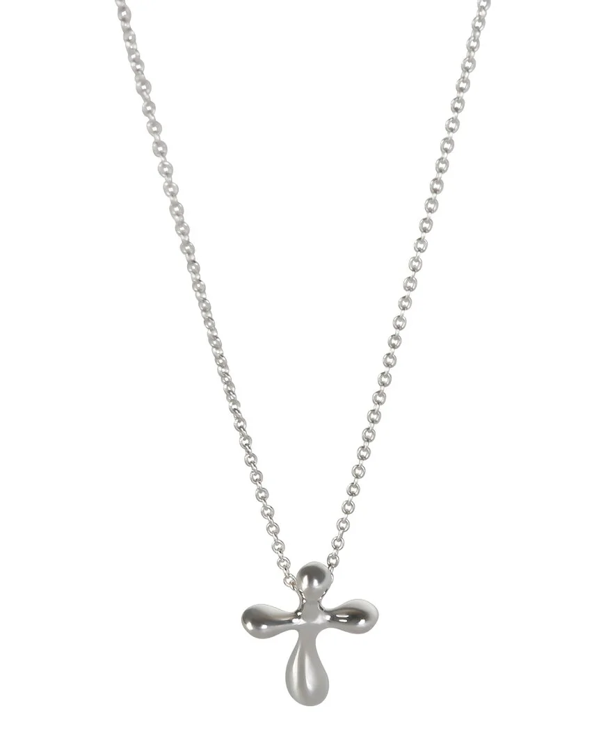 Elsa Peretti Cross Silver Pendant (authentic Pre-Loved)