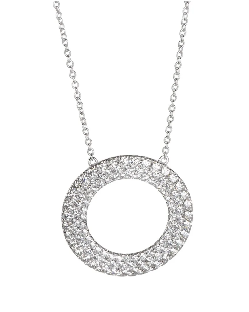 Metro Circle 18K 0.80 ct. tw. Diamond Pendant (authentic Pre-Loved) by Tiffany & Co.