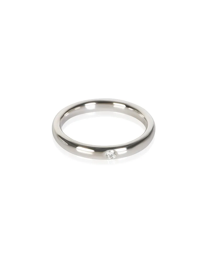 Elsa Peretti Stacking Platinum 0.01 ct. tw. Diamond Band (authentic Pre-Loved)