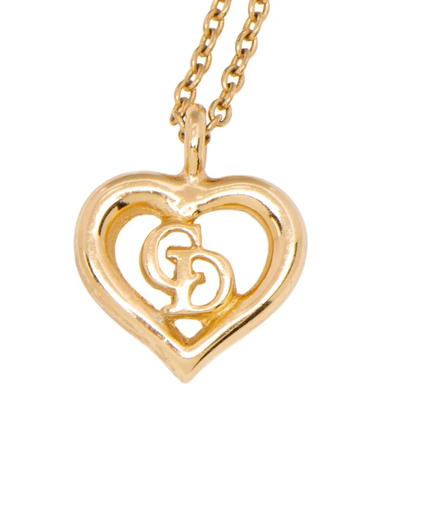 Heart Cd Logo Necklace (authentic Pre-Loved)