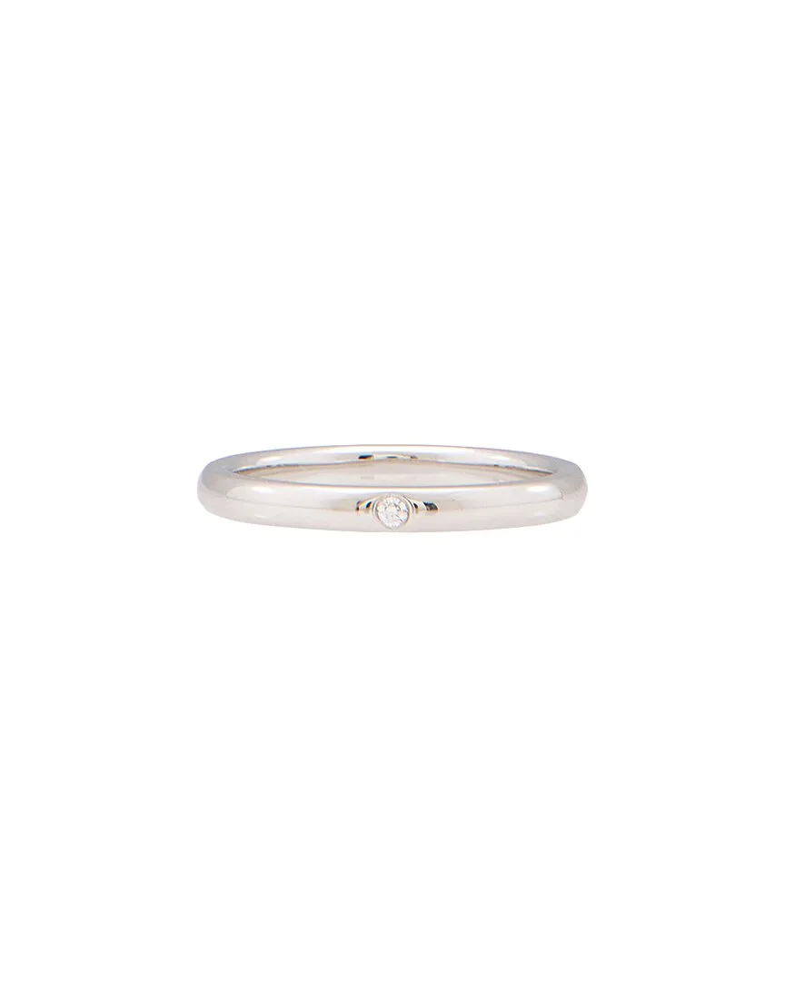 Tiffany & Co. Platinum Diamond Elsa Peretti Ring (authentic Pre-Loved) by Tiffany & Co.
