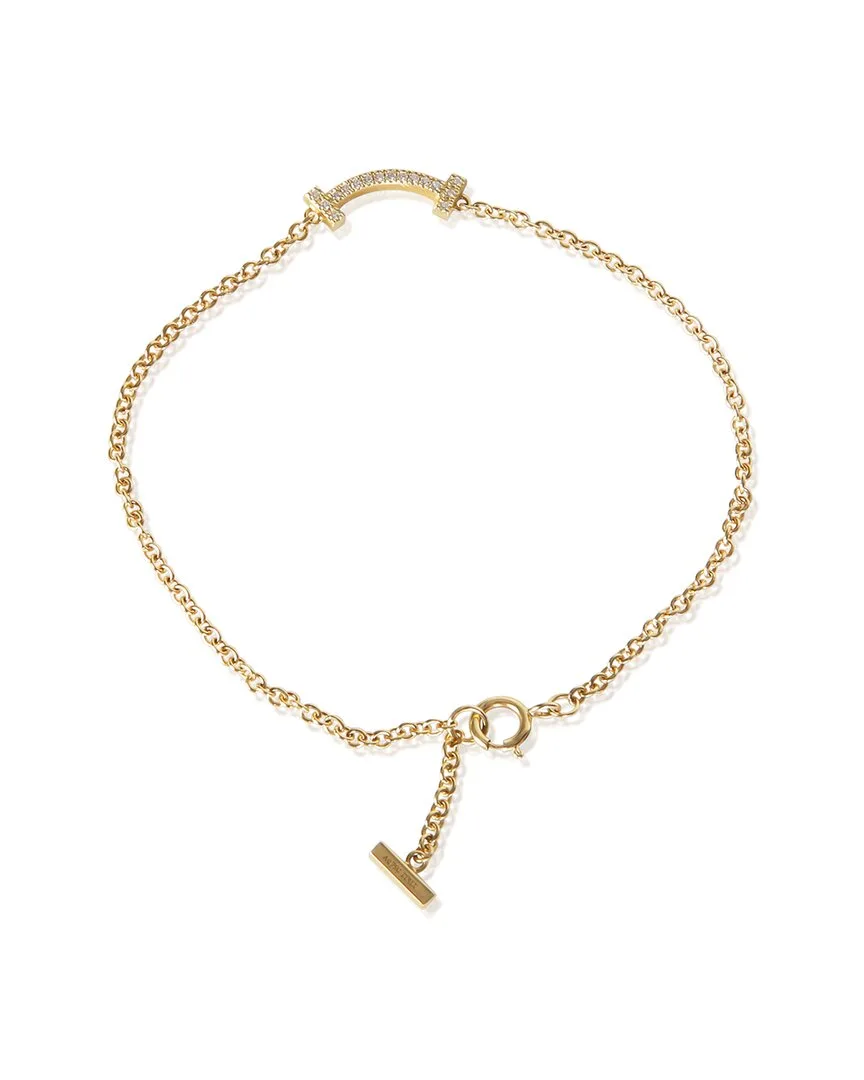 Tiffany & Co. Tiffany T Smile 18K 0.04 ct. tw. Diamond Bracelet (authentic Pre-Loved) by Tiffany & Co.