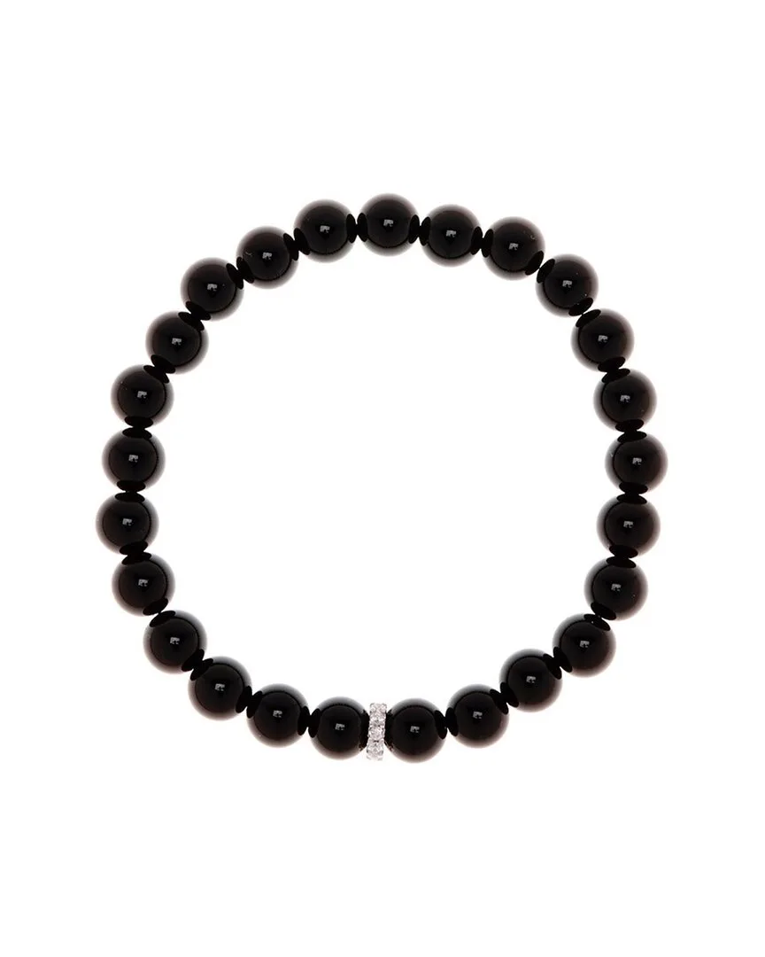 Stephen Oliver 18K Rose Gold Plated 34.50 ct. tw. Multi Gemstones Bracelet by Liv Oliver
