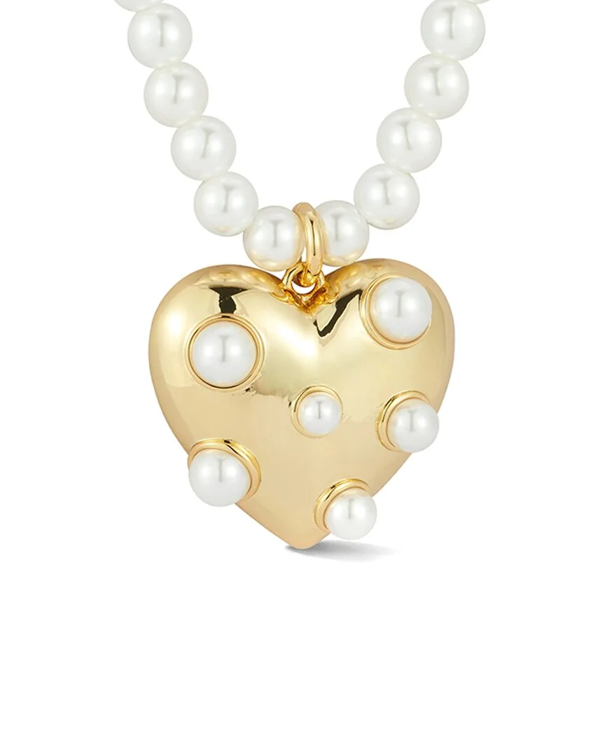 Chloe and Madison Plated Heart Necklace by Chloé