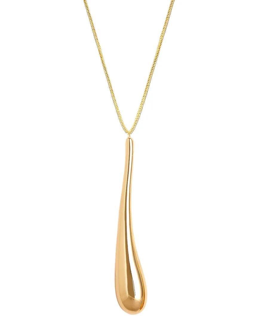 18K Plated Modern Drop Necklace