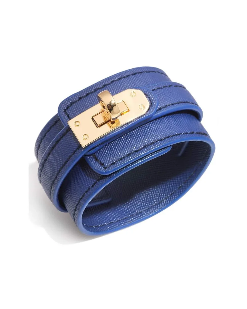 18K Plated Lock Bracelet by Liv Oliver