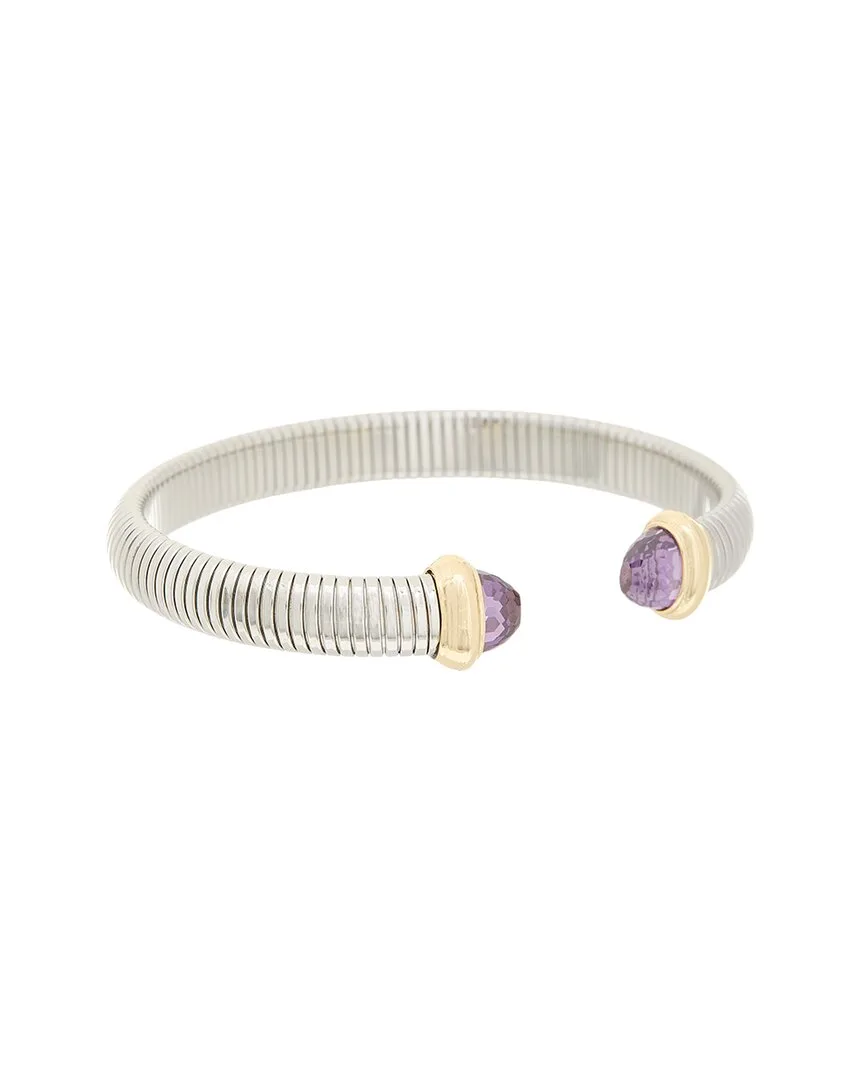 Plated Purple Amethyst Bracelet by Juvell