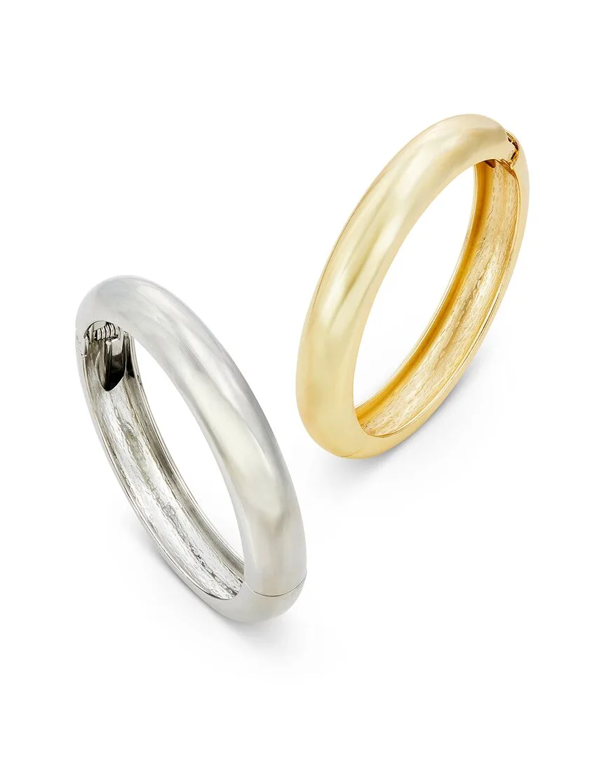 Plated Bangle Bracelet by Savvy Cie