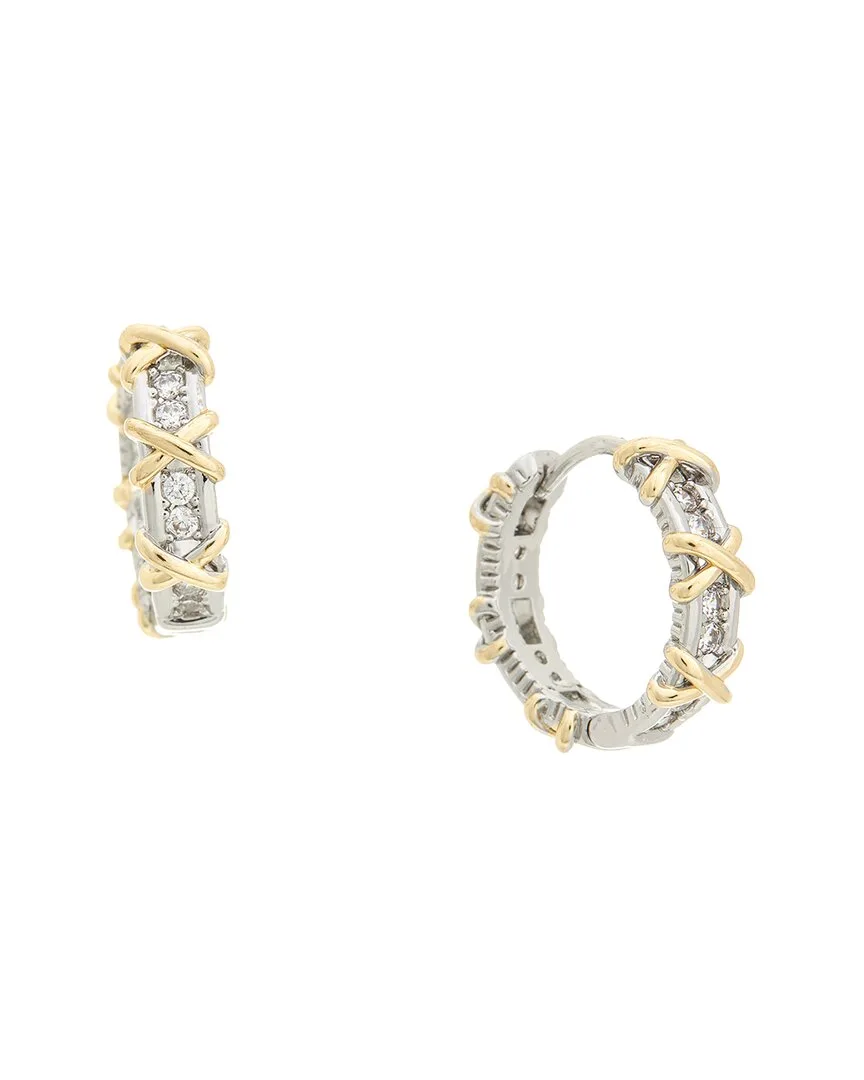 Plated Cz Earrings by Juvell