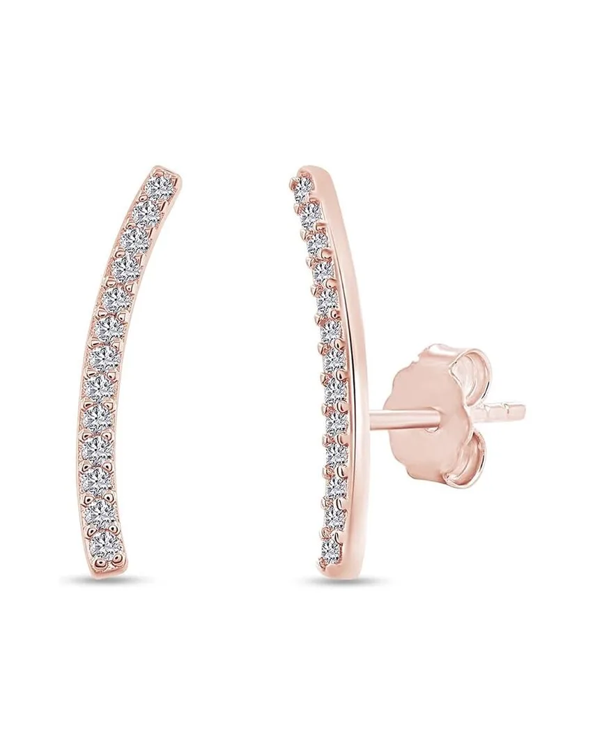 18K Rose Gold Plated Earrings by Liv Oliver
