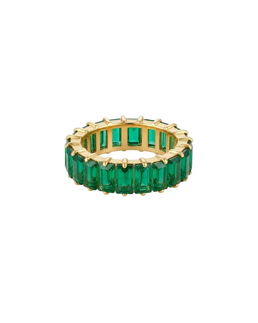 18K Plated 18.70 ct. tw. Quartz Ring by Liv Oliver