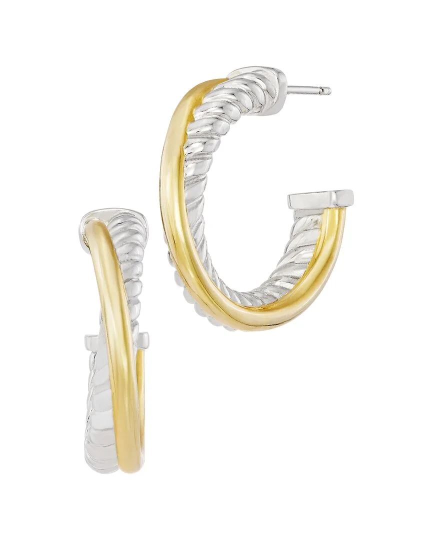 Plated Hoop Earrings by Savvy Cie