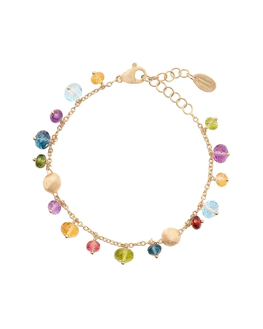 Africa Gemstones 18K 13.51 ct. tw. Mixed Gemstones Bracelet