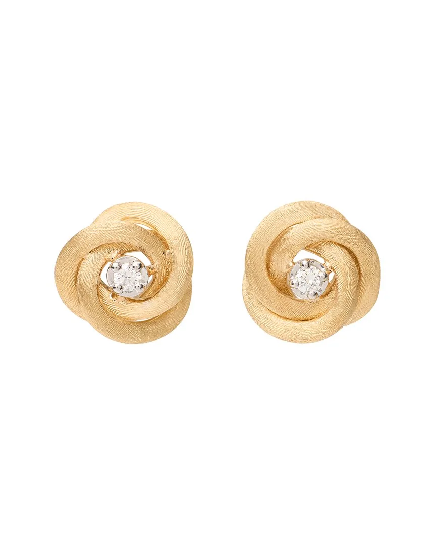 Jaipur Link 18K 0.16 ct. tw. Diamond Earrings by Marco Bicego
