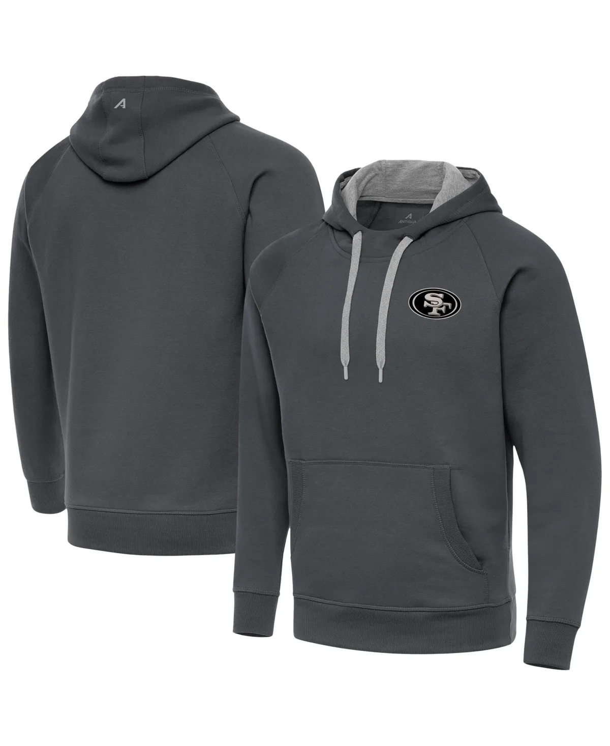 San Francisco 49ers Brushed Carbon Victory Pullover Hoodie