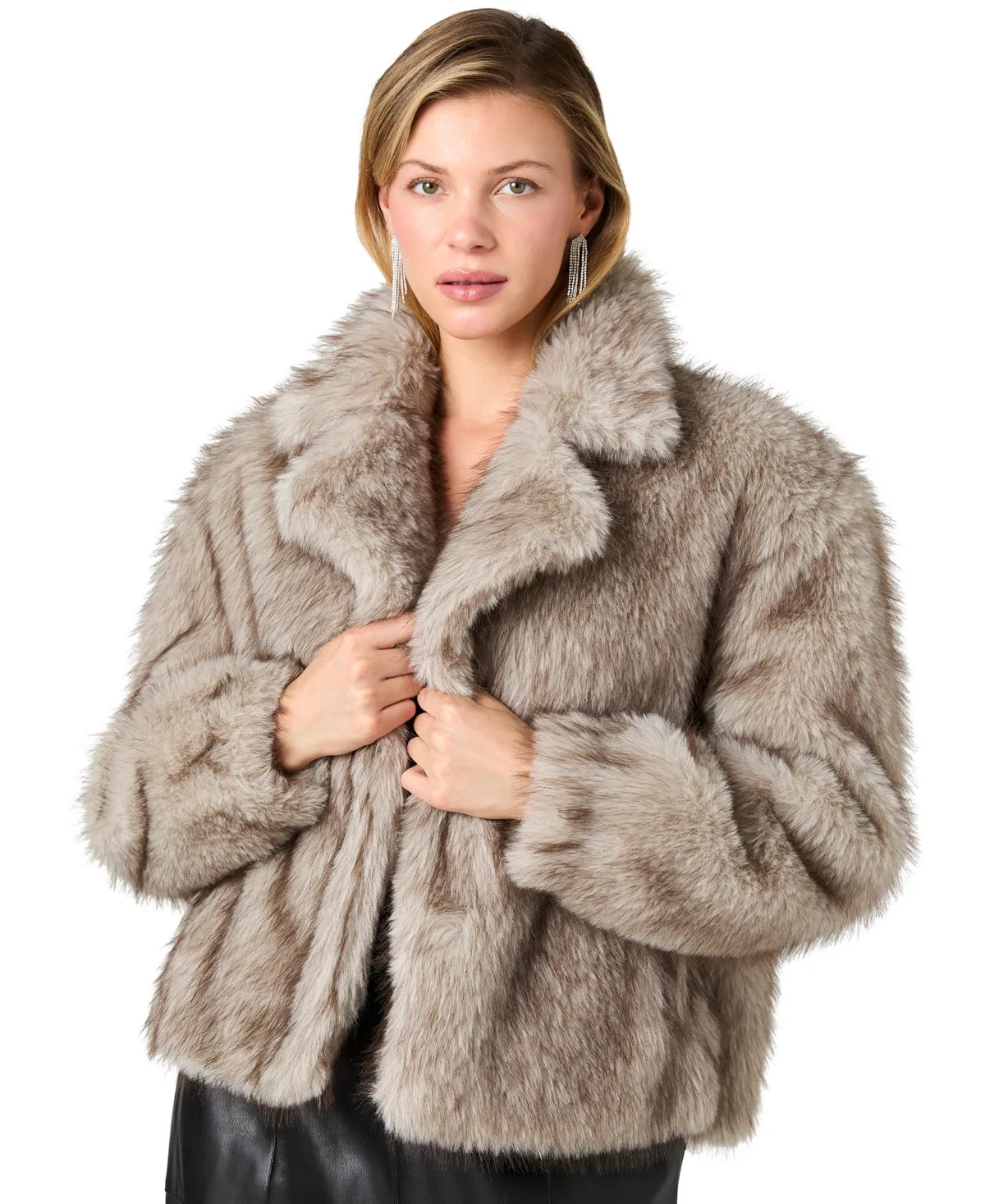 Elio Faux Fur Oversized Coat