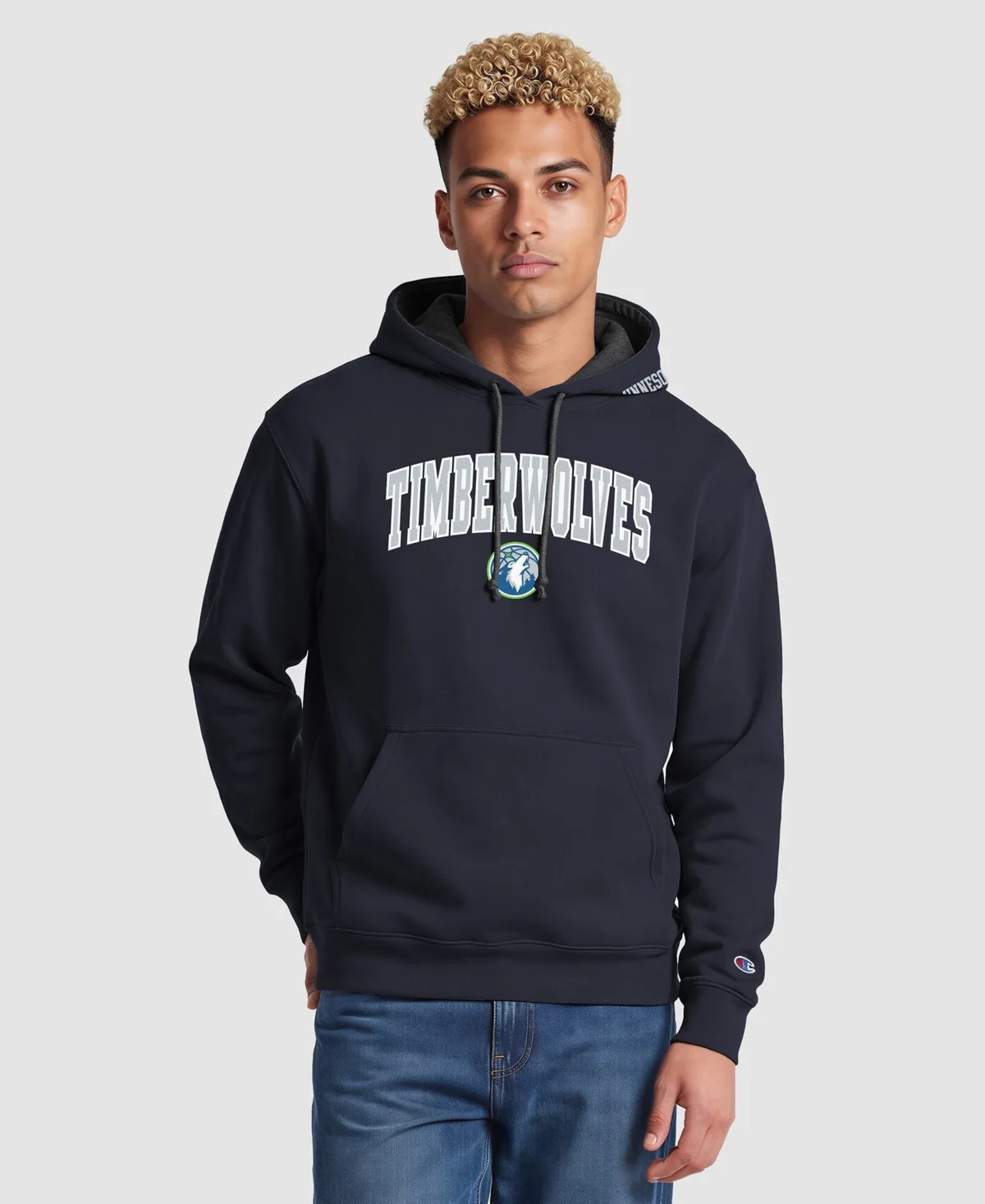 Minnesota Timberwolves Contrast Liner Pullover Hoodie