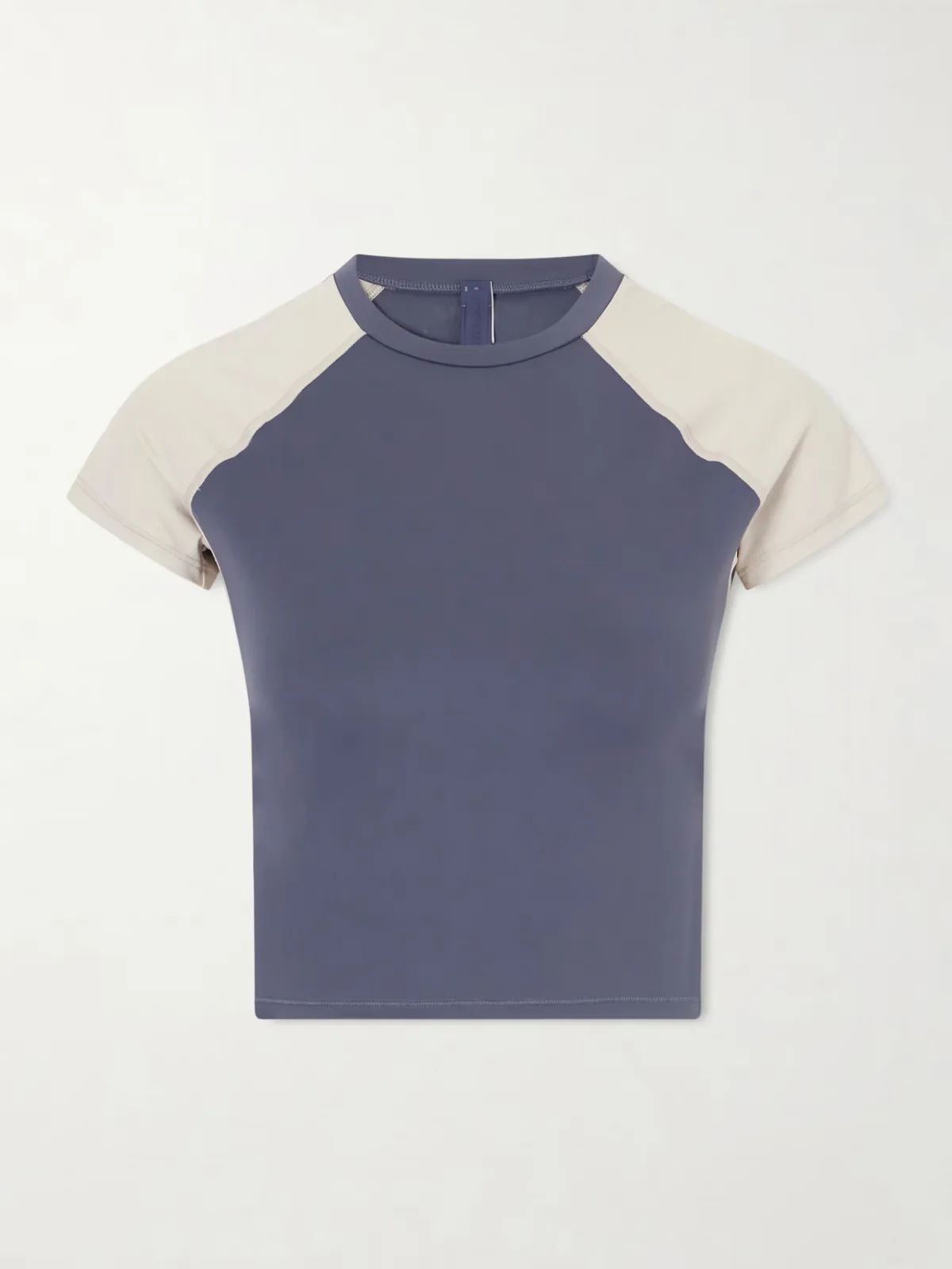 - + Nike Cropped Baby Tee - Deep Royal And Stone