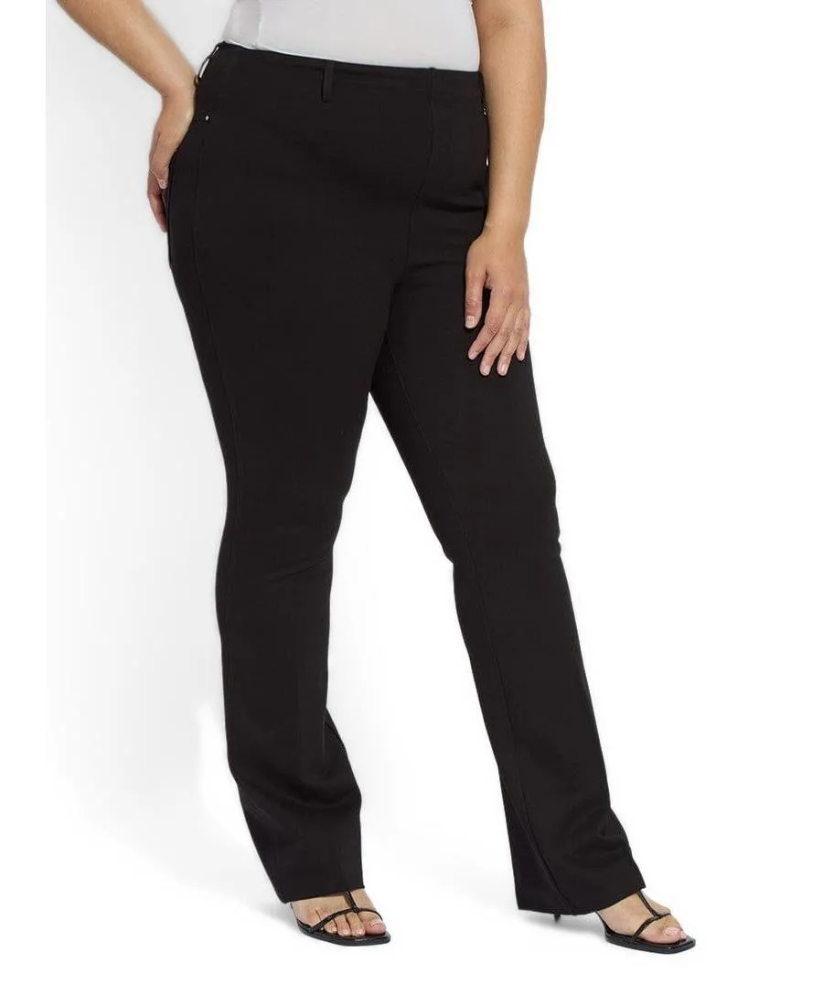 Baby Bootcut High-Waisted Pants
