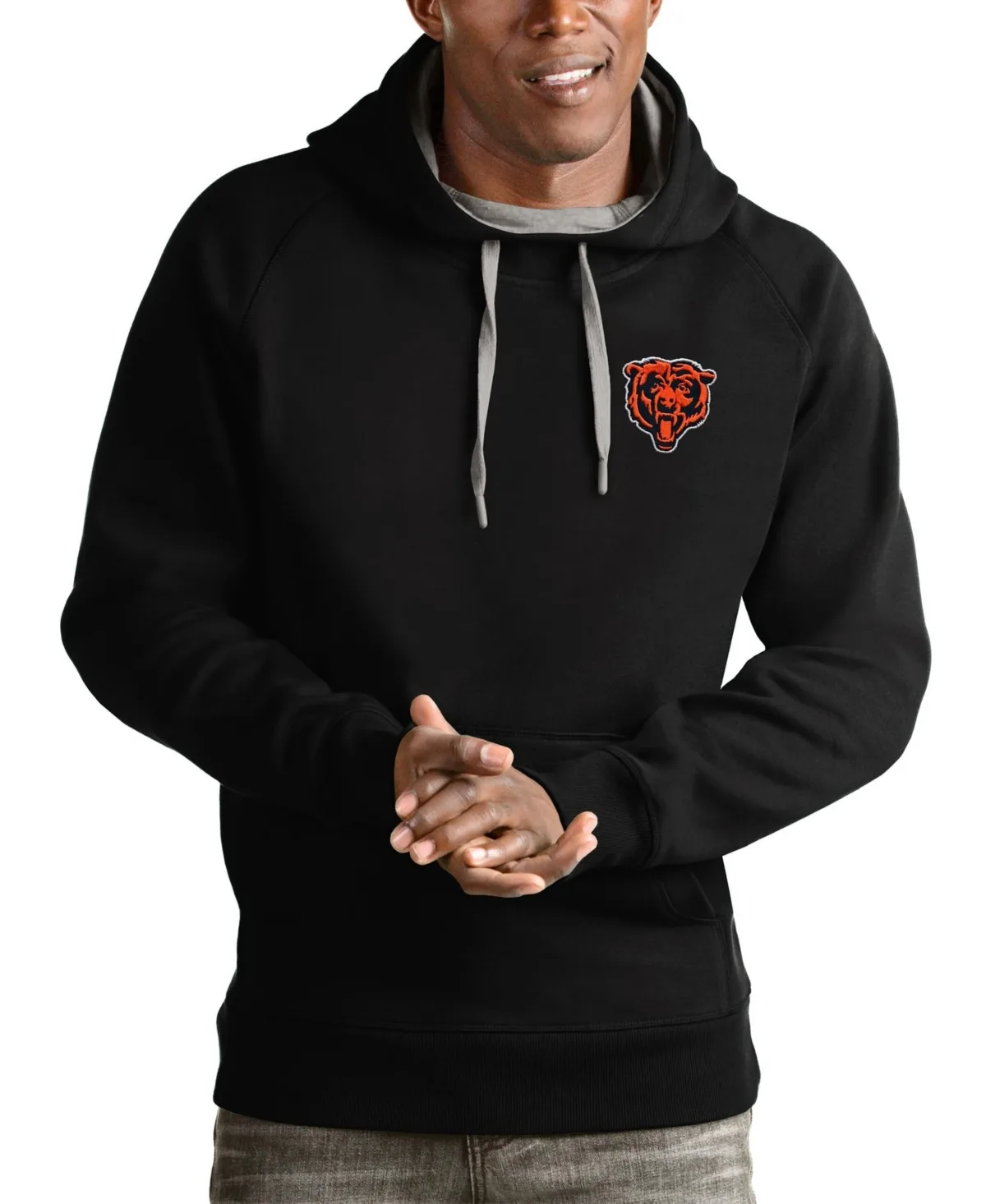 Chicago Bears Logo Victory Pullover Hoodie