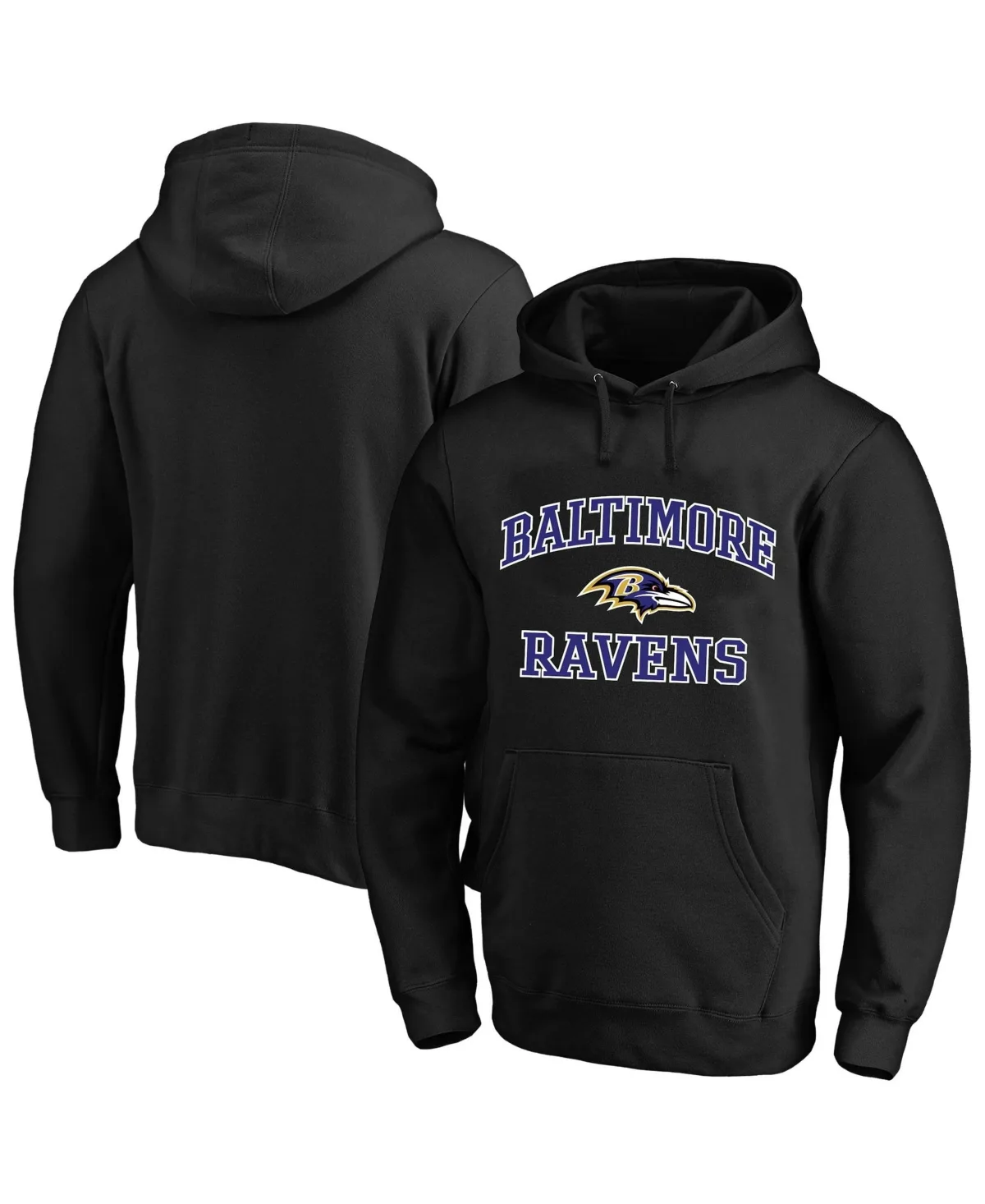 Baltimore Ravens Big Tall Heart Soul Hoodie
