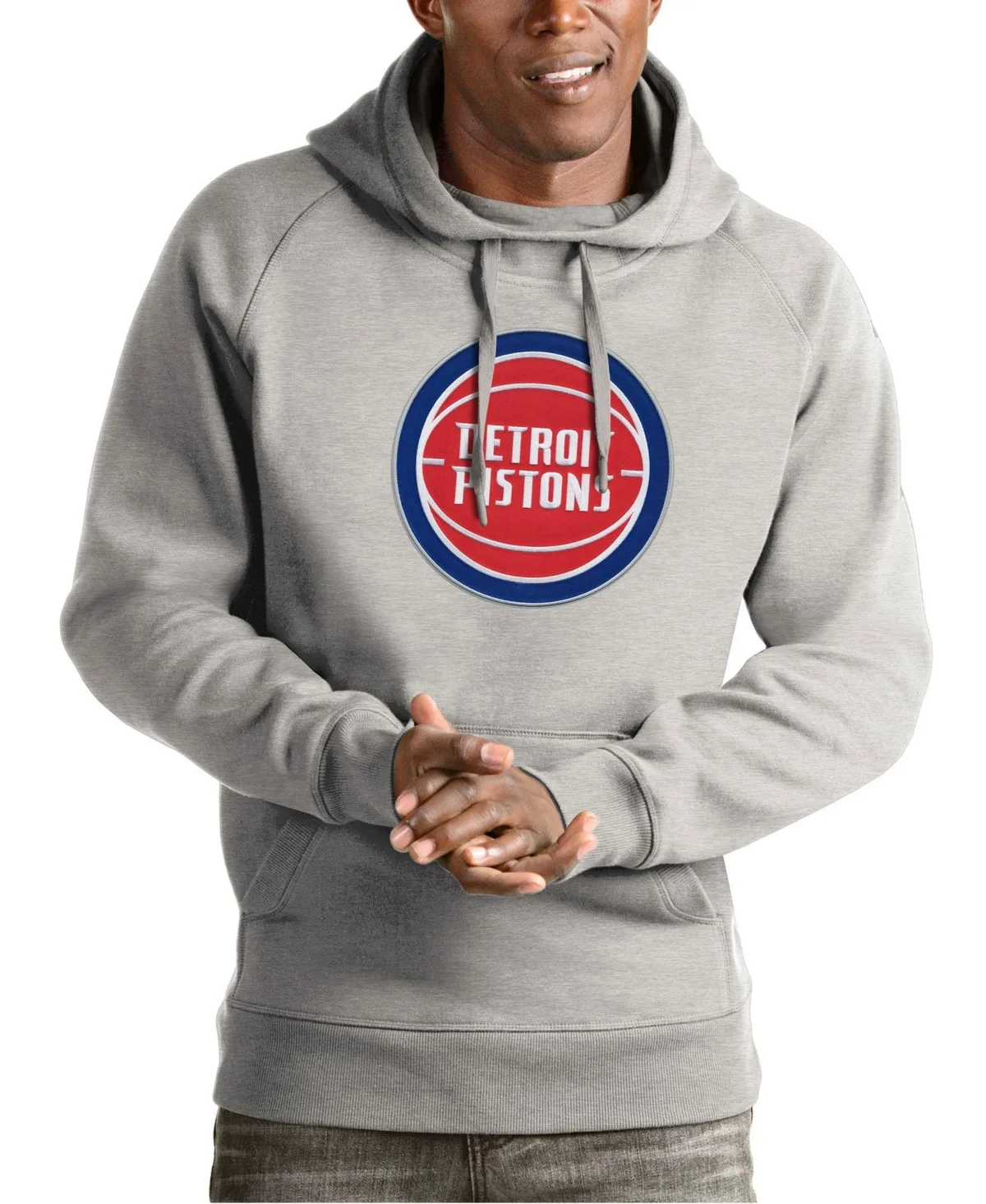 Detroit Pistons Team Logo Victory Pullover Hoodie
