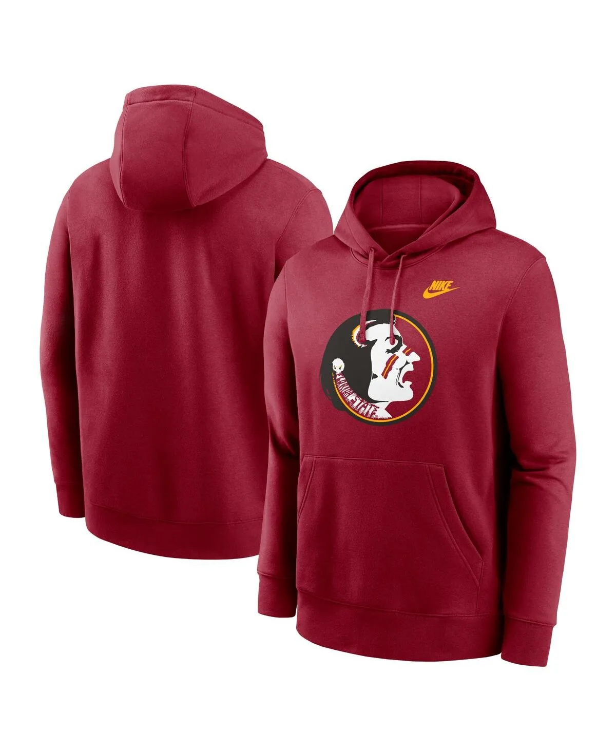 Florida State Seminoles Legacy Logo Club Fleece Pullover Hoodie