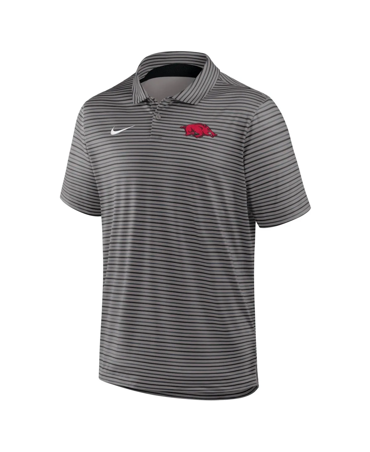 Arkansas Razorbacks Dri-Fit Tour Stripe Polo Shirt
