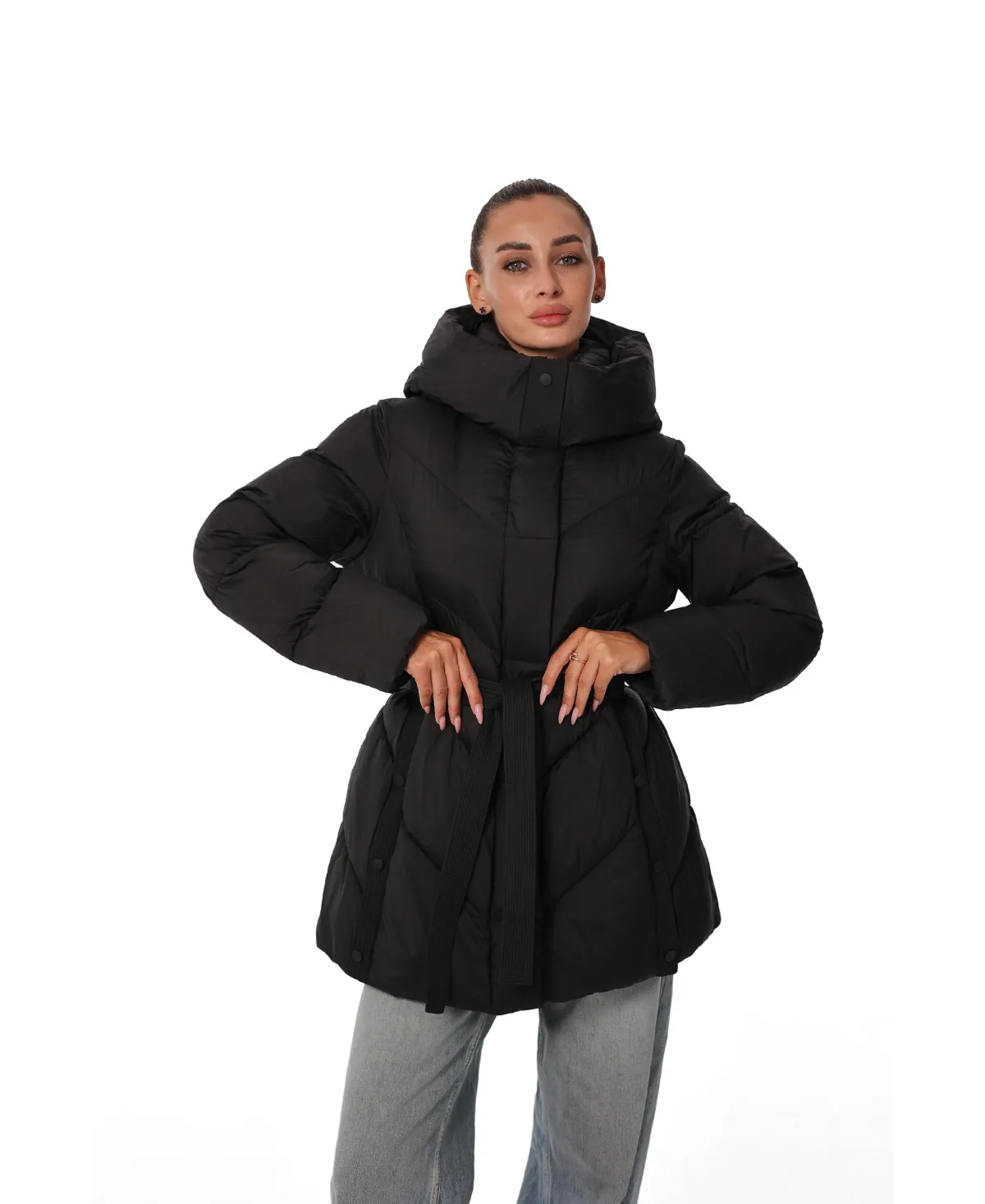 Nobu Hooded Puffer Bio-Down Coat