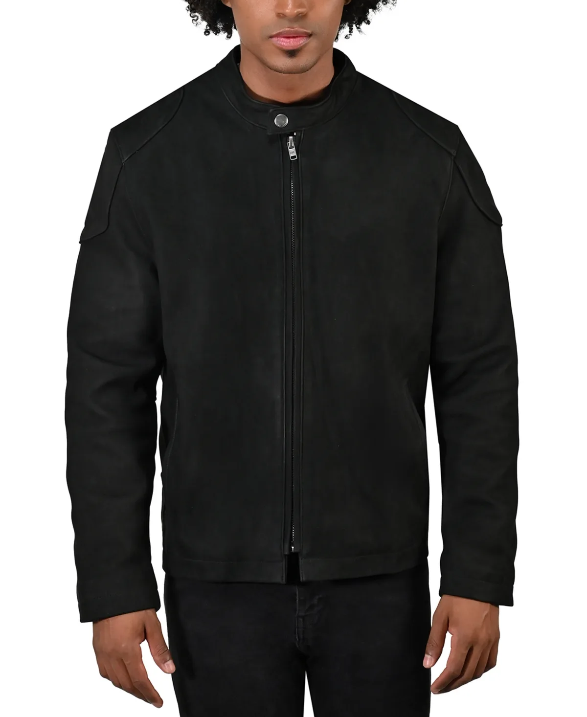 Cafe Racer Leather Jacket by Frye