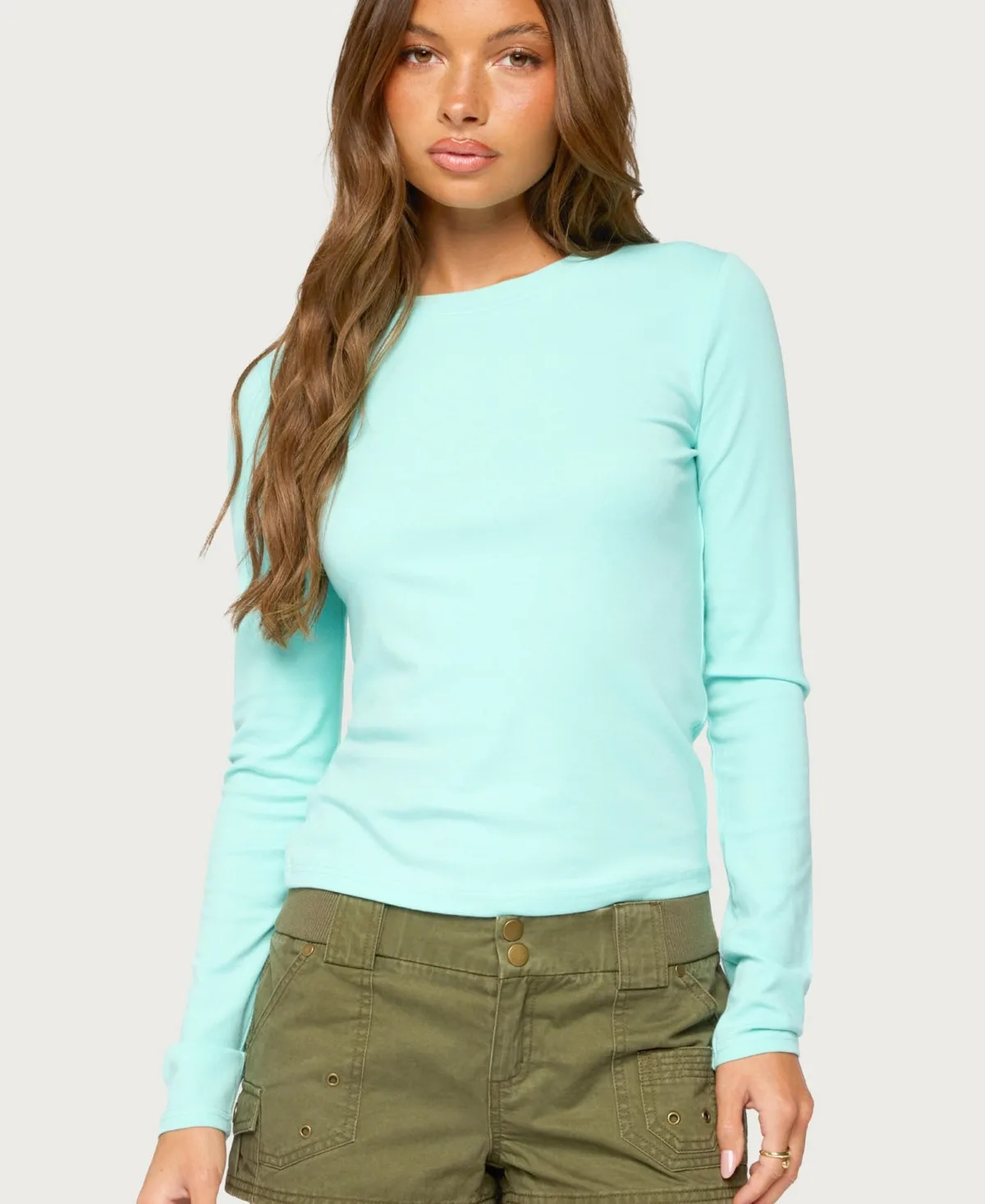 Kiyan Long Sleeve T Shirt by Edikted